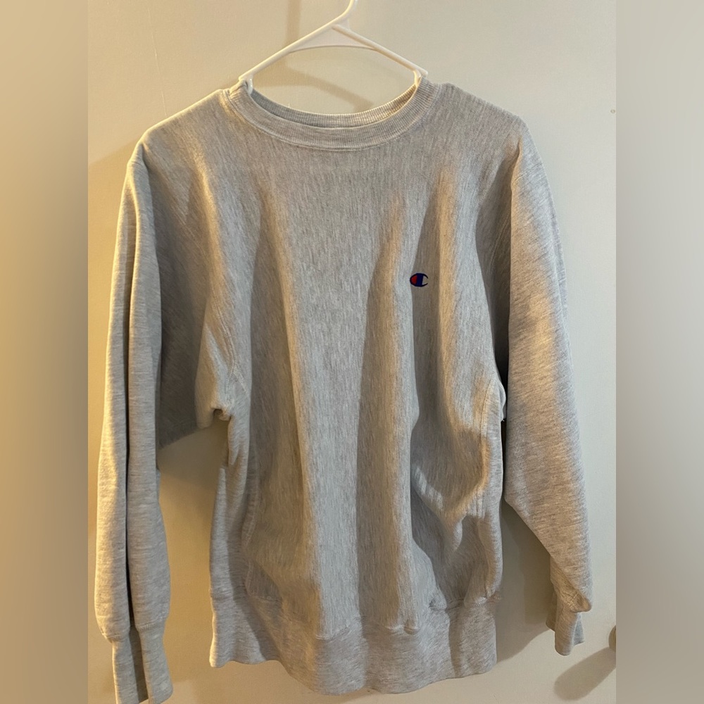 Heather gray vintage champion sweatshirt